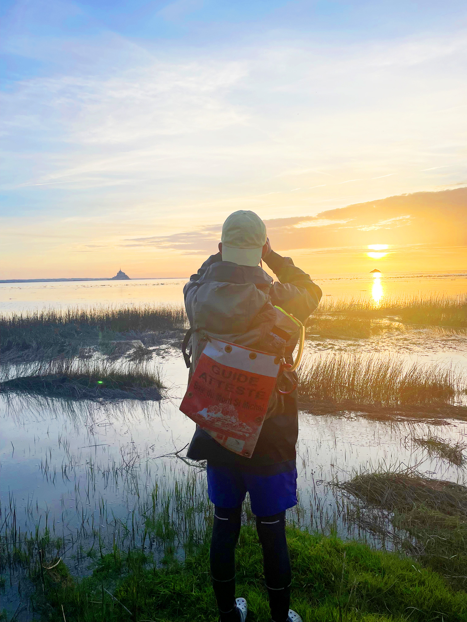 Théo LAMY contact Échappée Baie guide attesté en baie du Mont Saint-Michel